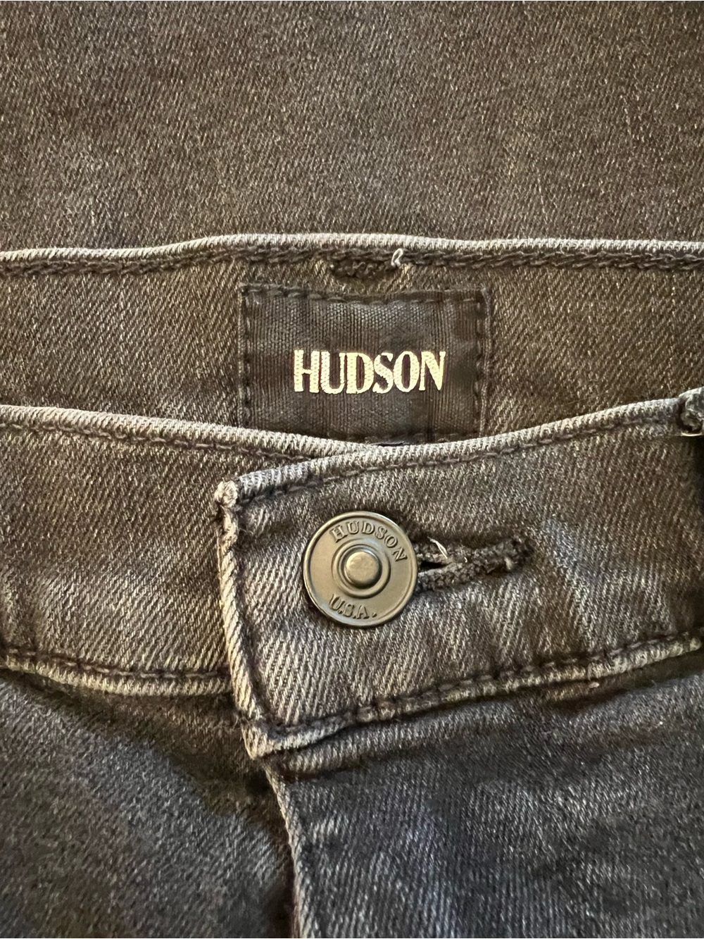 Hudson Jeans Men’s Slim Black Denim